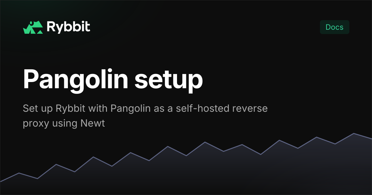 Pangolin setup | Rybbit